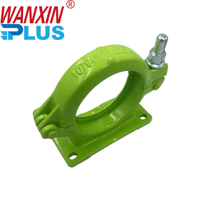 DN125螺栓带底座管卡